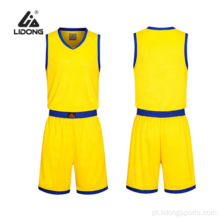 Uniforme de basquete multi-cor para homens-jersey personalizados