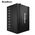 Scodeno OEM beheerde POE 16Port Industriële Ethernet -schakelaars