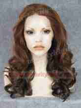 Brown Wavy Synthetic Lace Front Wig