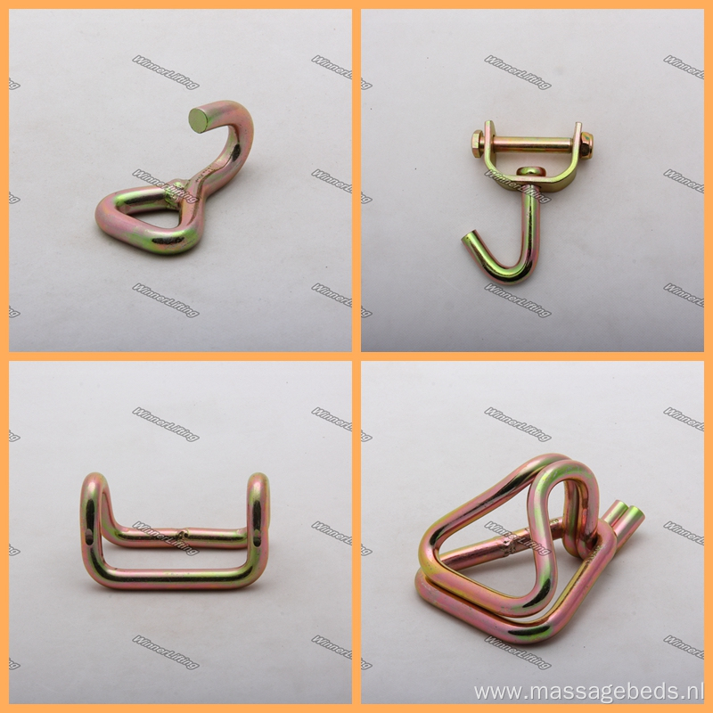 2 Inch Welded Double J Hook with Znic Plated Treament