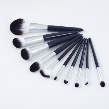 2021 Atacado 10 pcs Profissional Maquiagem Brush Kit personalizado logotipo privado