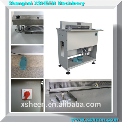 Booklet hole punch machine for wire binding use