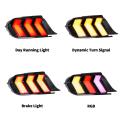 HCMOTIONZ LED RVB Taillights Start Up Animation pour Ford Mustang 2015-2022