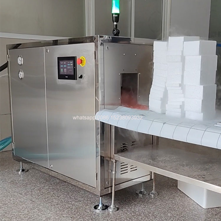 Moxin 100-5000g High Capacity Ice Making Machine Dry Ice Plant Flake Ice Plant