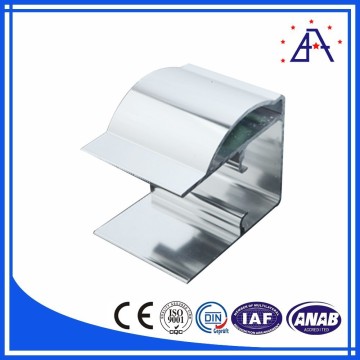 Polishing Aluminum Shower Door Frame