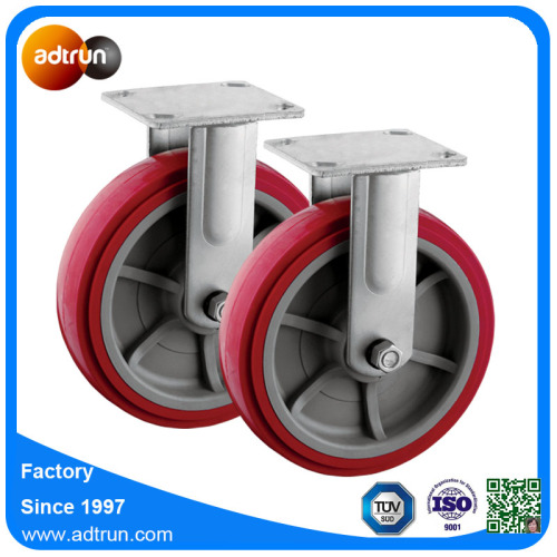 PU Rigid caster wheels 200 kg weight capacity