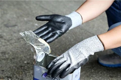 Level 5 Nitrile Coated Cut Resistant Hand Gloves