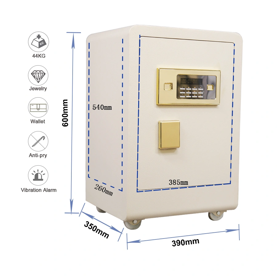 High Security Digital Safety Box, Office Home Solid Steel Heavy Duty Luxury Security Digital Electronic Safe Box/
