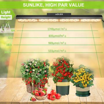Sunlike led grow bar light garden tanaman indoor