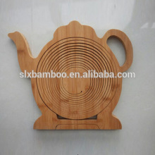 kettle shape water jug customized bamboo basket