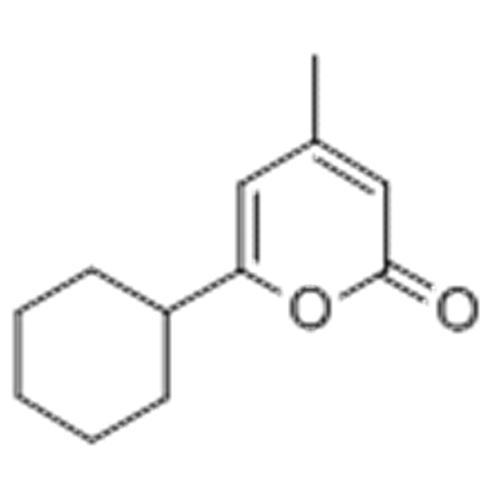 2H-piran-2-ona, 6-ciclohexil-4-metil- CAS 14818-35-0