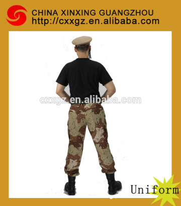 beret black shirt camo pants army uniform