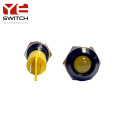 Yeswitch 16mm वाटरप्रूफ येलो सिग्नल इंडिकेटर इंडस्ट्रियल