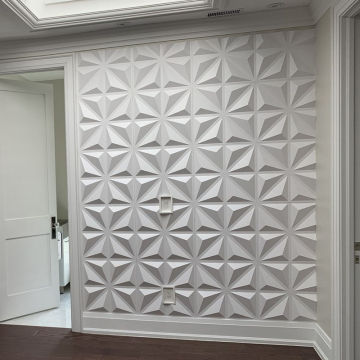 Waterproof PVC Wall Cladding 3D Panels for Building Materials