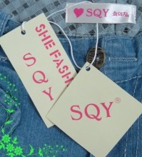 garment hangtag