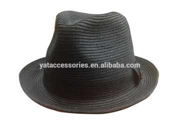 Men paper braid straw hats, cheaper fedora straw hats, men summer hats