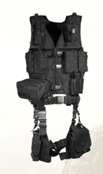 Black  MOLLE Tactical Vest