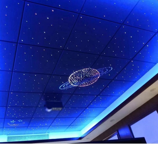 lumières d'étoile de plafond de fibre optique pour la chambre à coucher