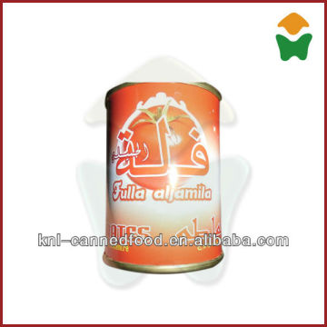 Tomato paste with tin packing in 140gX25tins