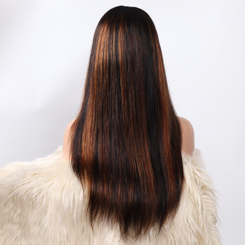 Wholesale Raw Cuticle Aligned virgin Brazilian hair Chinese Vendor 150% 200% water wave highlight color lace front wig hair