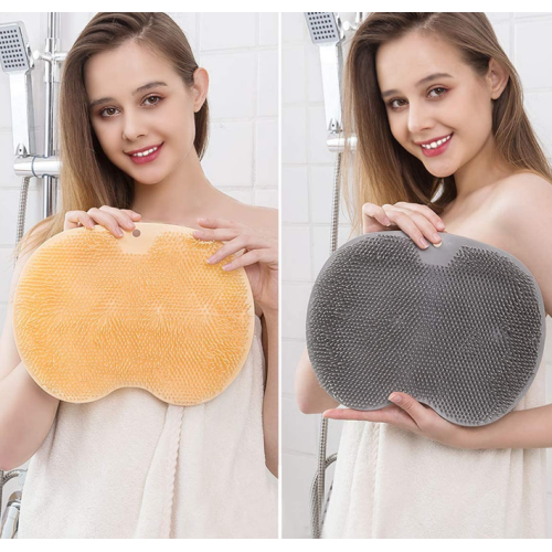 Non slip shower foot silicone massager scrubber.