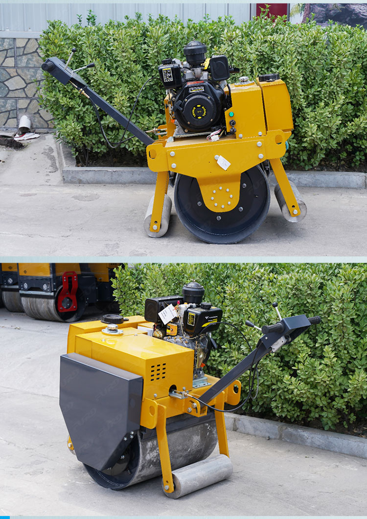 single drum road roller_04