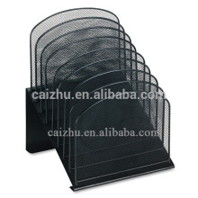 Black Wire Mesh Office Desktop Organizer