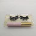 Silk mink eyelashes magnetic eyeliner eyelashes 3d synthetic fiber lash