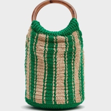 New Fashion Green Crochet Bag