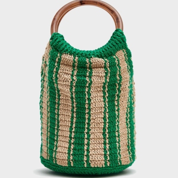 New Fashion Green Crochet Bag