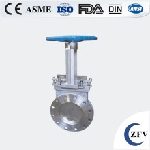 Stainless steel wafer knife edge gate valve