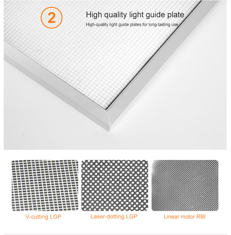 Indoor lighting factory price 36w square led panel light