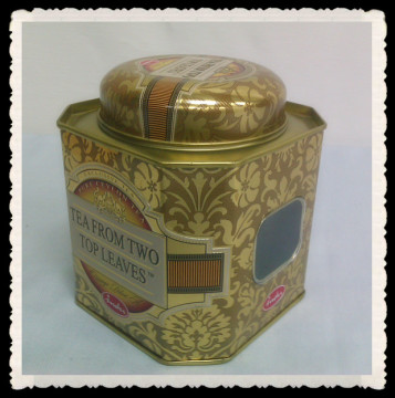 Small Octangle Tea Tin Can/ Octangle Coffee Tin Can