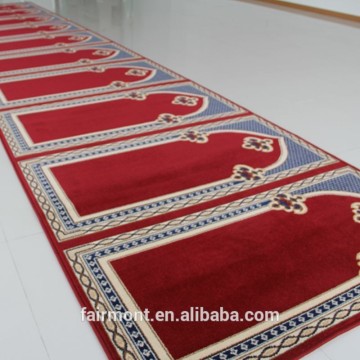 acrylic blue mosque carpet K02, Customized acrylic blue mosque carpet
