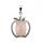 Gemstone Apple Charm Pendentif Righinestone Crystal Apple Shape Pendant pour les bijoux de bricolage Fabrication pour les cadeaux de la fête des mères d&#39;anniversaire