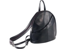 Black Lambskin Leather Backpack Purse (DSPURSE26)