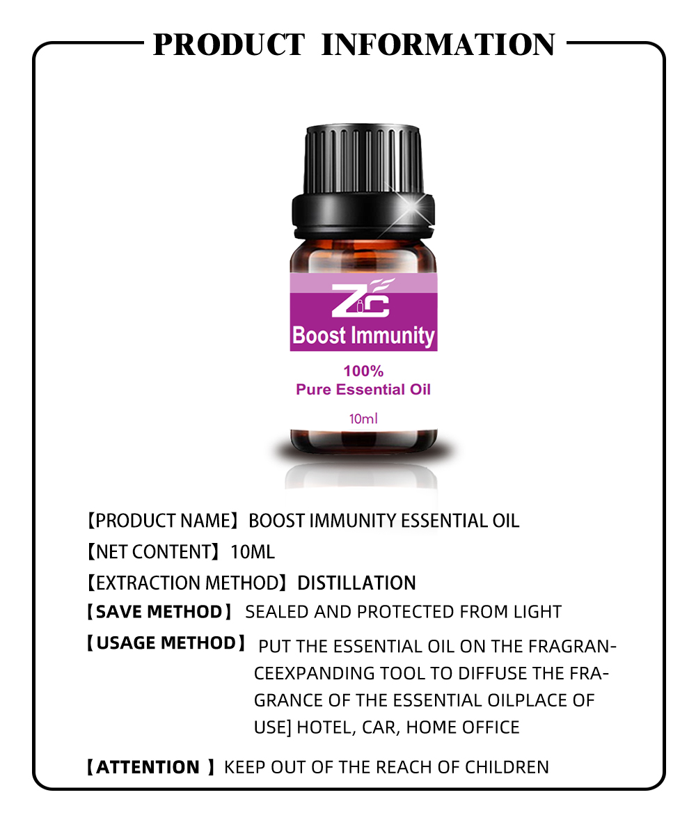 Boost Immunity Blend Essential Huile Grade Therapeutic Grade