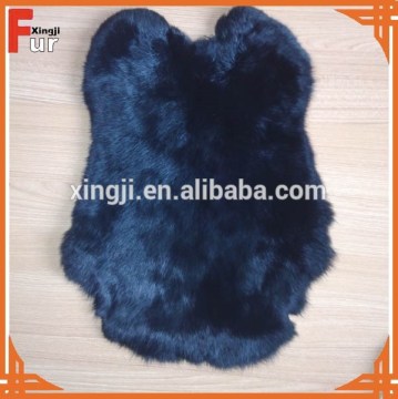 Chinese Real Rabbit Skin Black Color