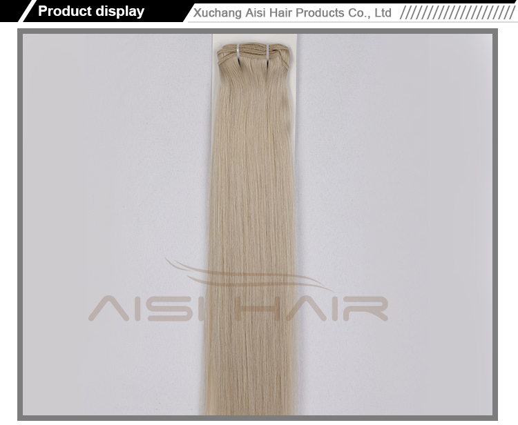 Aisi Hair 10A Brazilian Unprocessed Double Drawn Blonde Human Hair Bundles Double Weft Human Hair Extension For Women