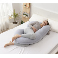 Almohada de embarazo lavable en forma de cuerpo de maternidad