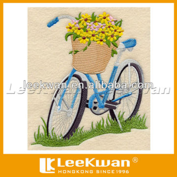 Bicycle Embroidered Applique