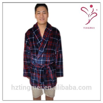 China soft printed flannel bath robe