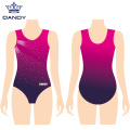 Spandex Girls sin mangas gimnasia leotards