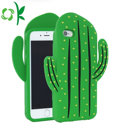 Modepillerflaskform Cartoon Silicone Mobile Cover