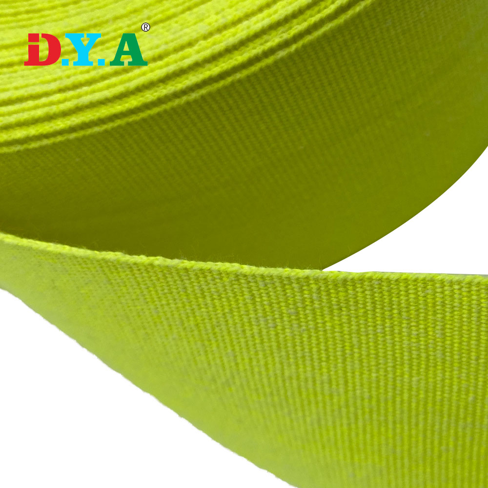 1" 25mm Plain Thin Strip Polyester Webbing Strap for sale