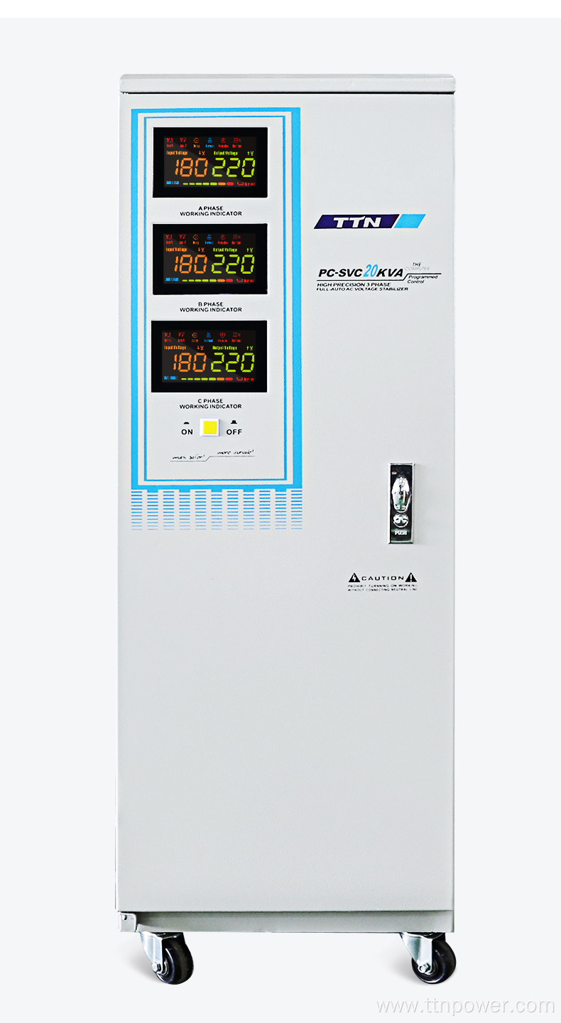 PC-SVC15KVA Lift Three Phase Voltage Regulator