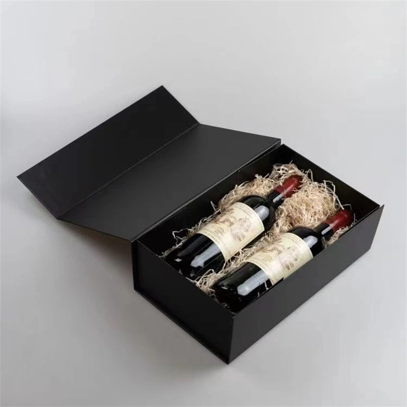 Custom Foldable Rigid Cardboard Cosmetics Clothes Magnetic Paper Gift Packing Box for Watch Wedding Party Christmas Festival Gift Packaging Box with Rope