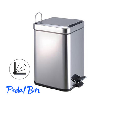 3L stainless steel trash bin