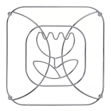 Metal chrome hot pan pot round trivet holder