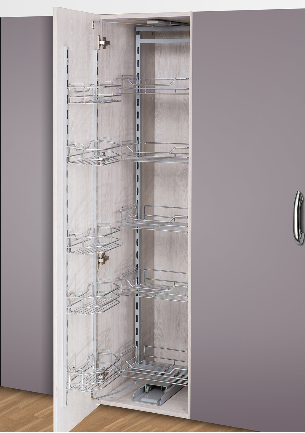 Competitive tall wire storage tandem pull out organizer cabinet kitchen pantry units